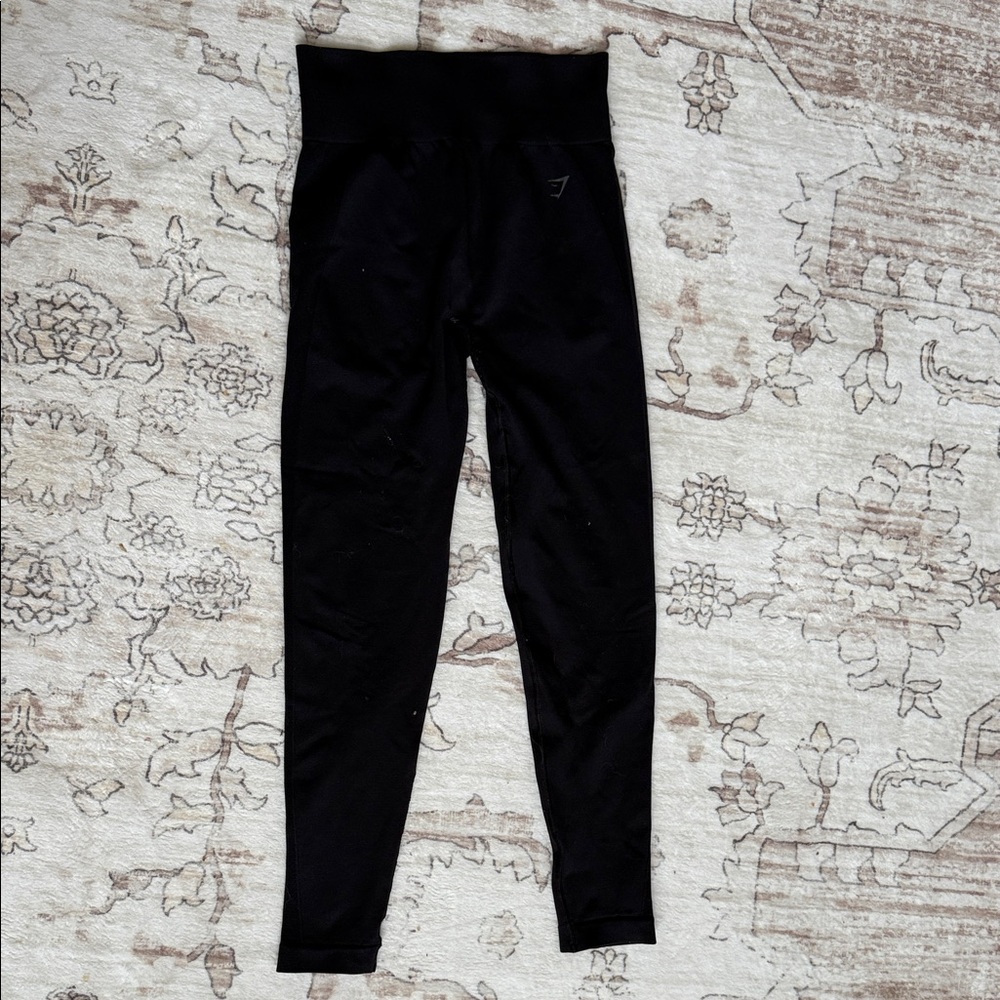 seamless black gymshark Leggings
